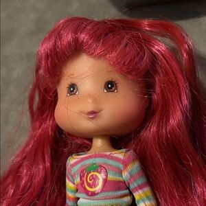 2/$25 Strawberry Shortcake Flavor Swirl doll with Striped Outfit 2006